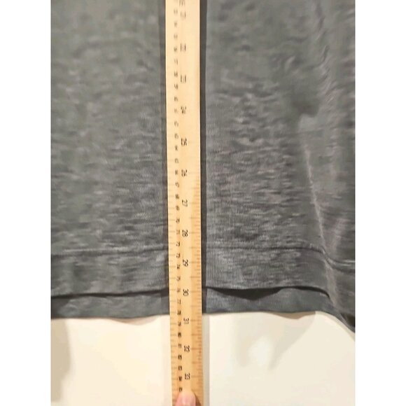 Footjoy FJ Shirt Men's Large Grey Pink Stripe Golf Performance Stretch Athletic - Picture 9 of 9